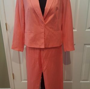 Plus Size Linen Pantsuit